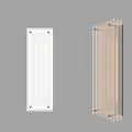 Modern Frosted Glass Multi-Layer Wall Lamp 3d model