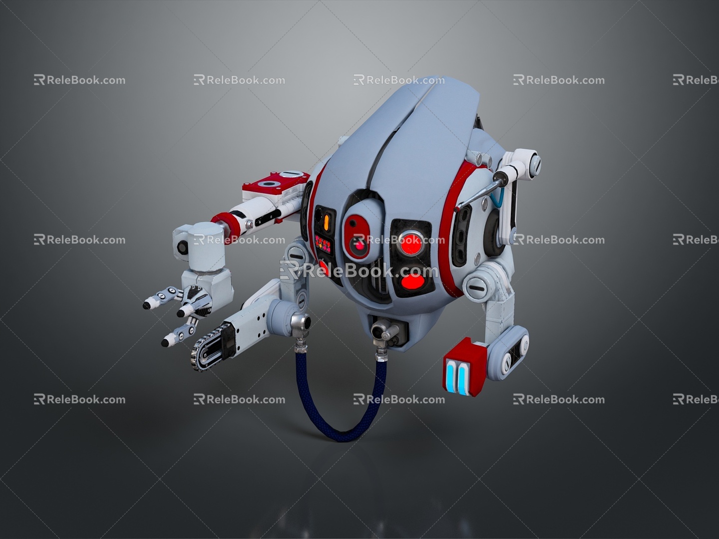 Mech Warrior Mech Soldier Machine Battlearm Mechanical Battlearm Machine Fighter Robot 3d model