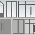 Various Modern Swing Door Designs With Glass Panels And Frame Styles