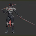 Modern Game Character Sci-fi Armor Alien Armor Sci-fi Armor High-tech Armor 3d model