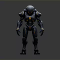 Mech Warrior Mech Soldier Machine Battlearm Mechanical Battlearm Machine Fighter Robot 3d model
