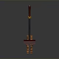 Electronic Device Component Featuring Red Base Gear Mechanism And Wooden Handle Metal Rod