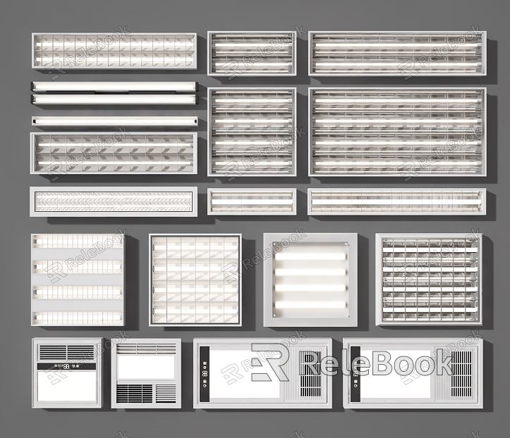 Modern Grille Lamp model