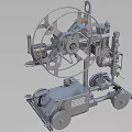 Welding mobile car 3d model