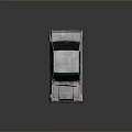 Vintage Silver Car With Green Windshield Classic Design And Sleek Body
