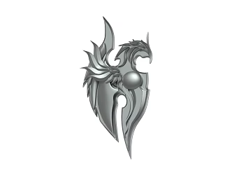Modern Shield 3d model
