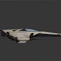 Advanced Futuristic Spacecraft Design With Sleek Structure For Interstellar Exploration Missions