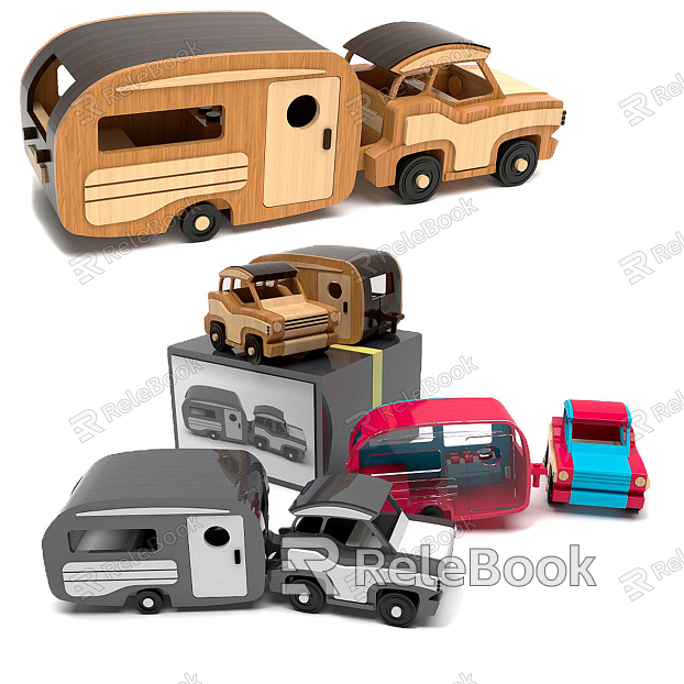 Modern toy car decorations children's toys Lego model