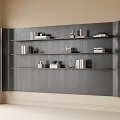 Modern Bookshelf Storage Rack 3d model
