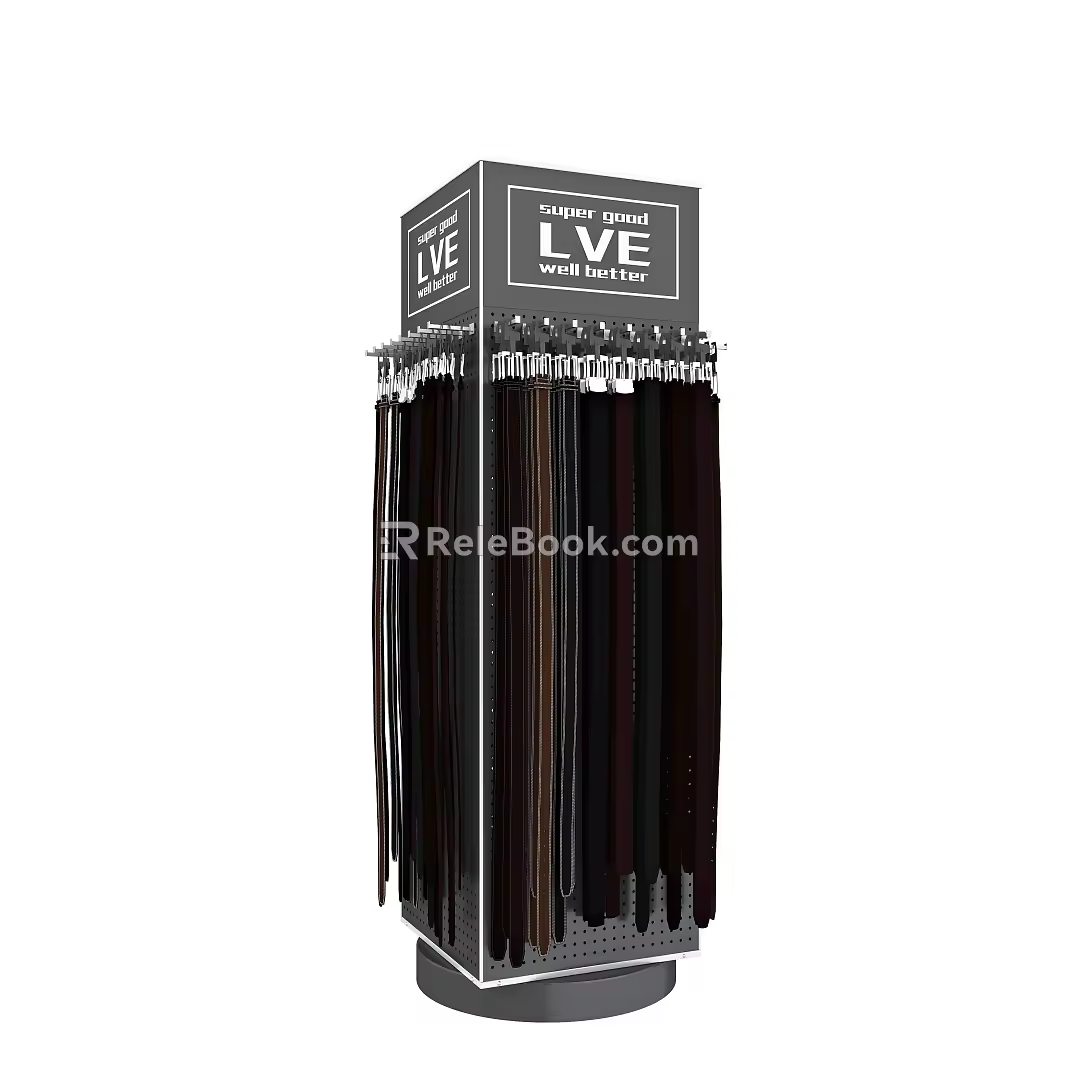 Custom Rack Display Rack Product Rack Iron Rack Roller Rack Rotating Rack Steel Structure Game Plate Jewelry Rack Vertical Display Rack Hook Belt Shelf 3d model