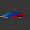 Modern Lego Plane Lego Spaceship Lego Spaceship 3d model