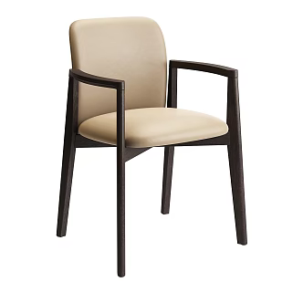 Frag Italian Single Chair Vintage Single Chair Armchair Wooden Chair Leather Chair Tea Chair Book Chair Dining Chair 3d model