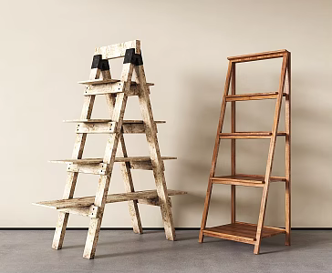 Modern Storage Rack Storage Rack Flower Rack Bathroom Rack 3d model