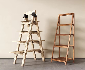 Modern Storage Rack Storage Rack Flower Rack Bathroom Rack 3d model