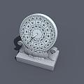 Chinese sundial 3d model