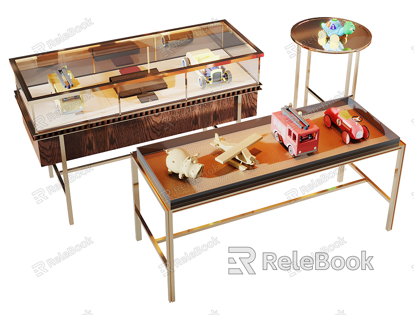 Light Luxury Display Stand Toy Display Stand model