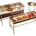 Light Luxury Display Stand Toy Display Stand 3d model