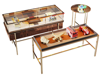 Light Luxury Display Stand Toy Display Stand 3d model