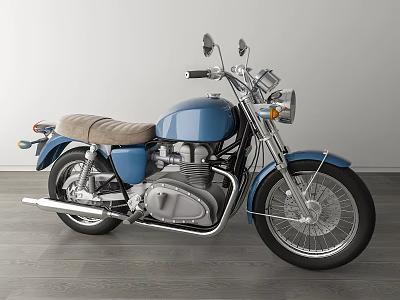 Modern Motorcycle 3d model