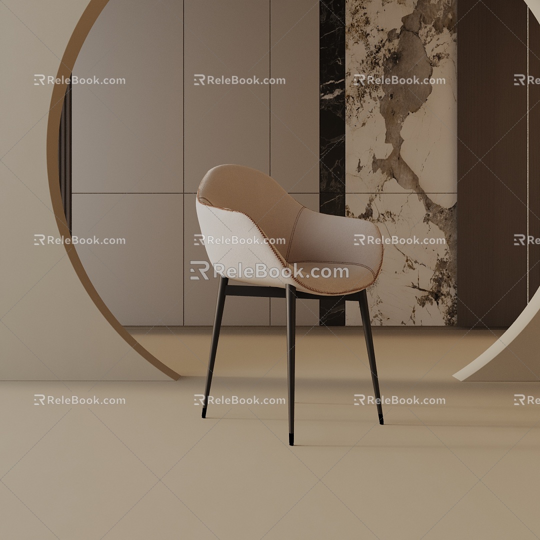 Modern Dining Chair 3d model