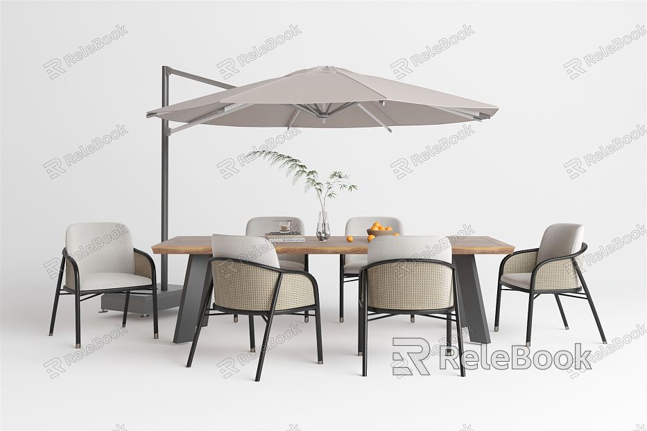 Modern outdoor tables and chairs model