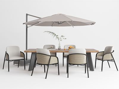 Modern outdoor tables and chairs model