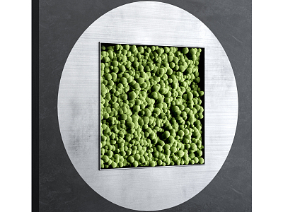 Modern Plant Wall model