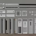 Different Types of Air Conditioners and Fans with Modern Designs for Home Cooling
