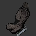Modern Single Chair With Leather Upholstery Ergonomic Design And Sleek Metal Frame