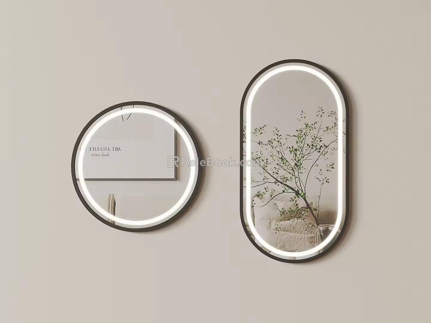 Modern Mirror 3d model
