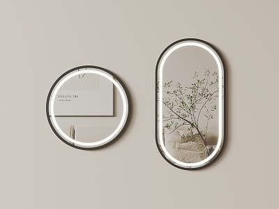 Modern Mirror 3d model