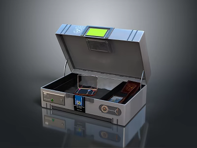 Science Fiction Box Science Fiction Box Military Box Password Box Military Supplies Science Fiction Supplies Science Fiction Password Box 3d model