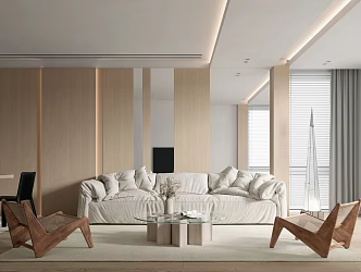 The Silent Living Room 3d model