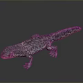 Lizard Anime Lizard Chameleon Cartoon Lizard Reptile Cold Blooded Animal Reptile Class 3d model