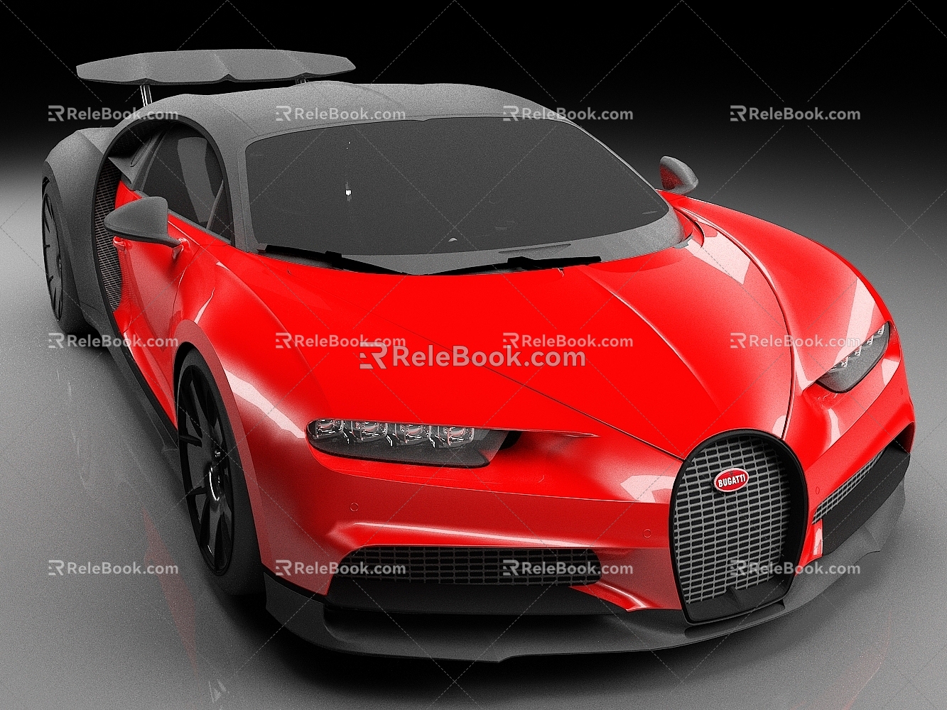 Bugatti Chiron Car Luxury Car Racing sports car 3d model