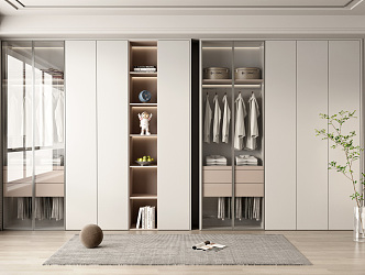 Modern wardrobe 3d model