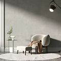 Modern Single Sofa 3d model