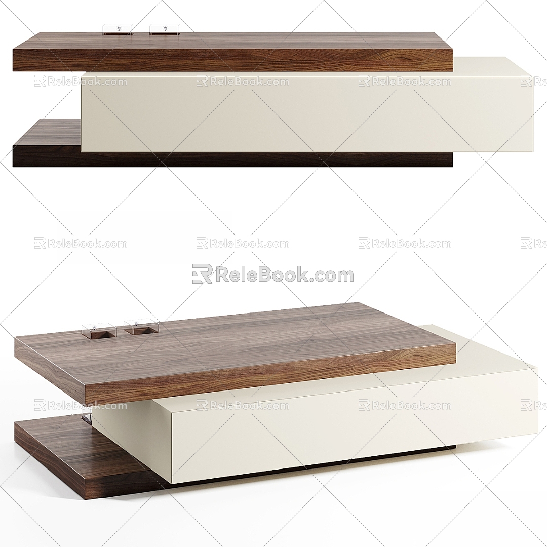 Modern coffee table 3d model