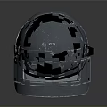 Military Weapon Helmet Gray Tactical Protective Gear With Full Face Shield And Adjustable Straps
