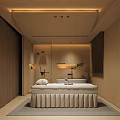 Modern Luxury Beauty and Hair Salon Interior with Reception Desk Display Shelves and Green Plant