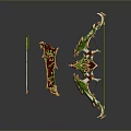 Crossbow Mechanical Crossbow Shift Bow and Arrow Shoot Far Equipment Weapons High-tech Crossbow 3d model