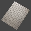 Soft Textured Square Rug With Neutral Color And Woven Pattern For Home Decor