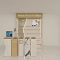 Maison Francis Kurkdjian Department Store Counter With Display Shelves Marble Elements And Product