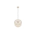 Elegant Multi Tier Crystal Chandelier With Glass Rods And Metal Frame