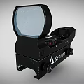 Kentavr Tactical Scope With Black Body And Adjustable Lens For Shooting