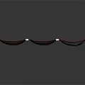 Three White Electronic Cables With Black Red Wires Curved Arrangement