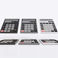 modern calculator computer 3d model