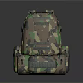 Tactical Camouflage Backpack With Multiple Pockets And Adjustable Straps For Outdoor Activities