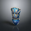 Medieval Shield Ancient Shield Defensive Weapon Ancient Shield Iron Shield Protective Shield Wooden Shield 3d model
