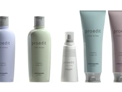 Proedit Skincare Care Series Products Including Shampoo Conditioner Serum And Body Lotion 3d model